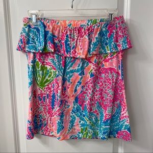 Lilly Pulitzer strapless top